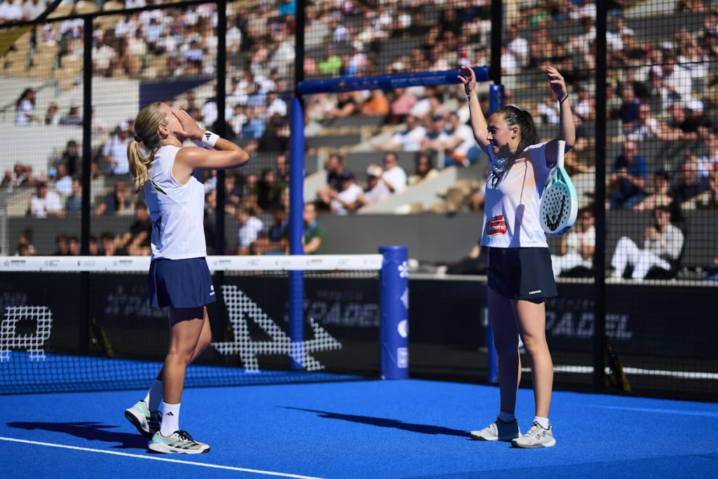 Ustero y Sanchez en Paris en la semi finale