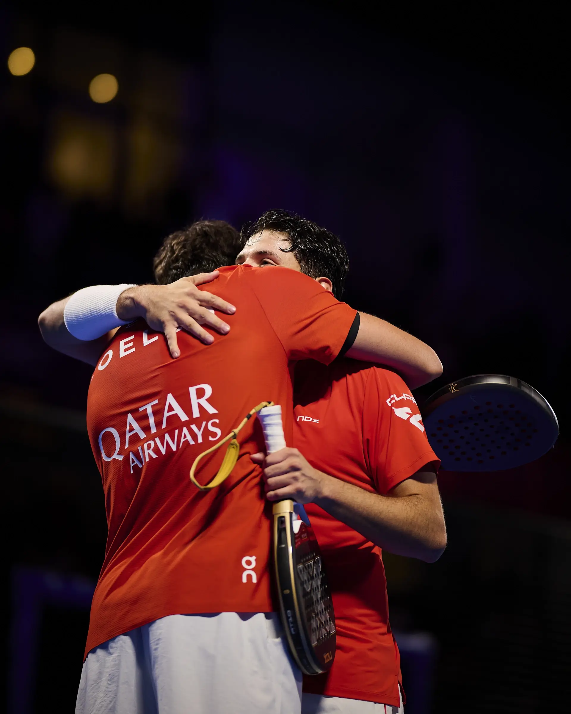 Arturo Coello e Agustín Tapia na partida das semifinais do Germany P2 2026 | Fotografia da Premier Padel