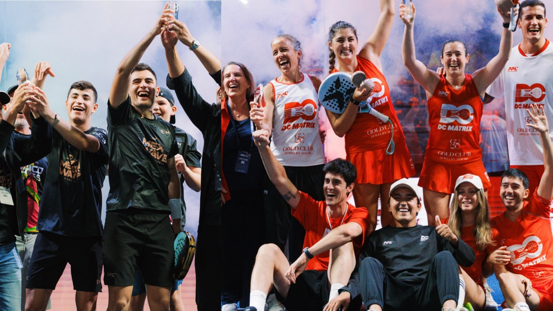 Mexico Waves e DC Matrix, vencedores da Pro Padel League Los Angeles 2026