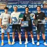 De izquierda a derecha, los finalistas del FIP Bronze Oeiras, Pau Miñano y Pedro Perry, y los ganadores, Pedro Graça y Peu Araújo | Fotografía de la FPP