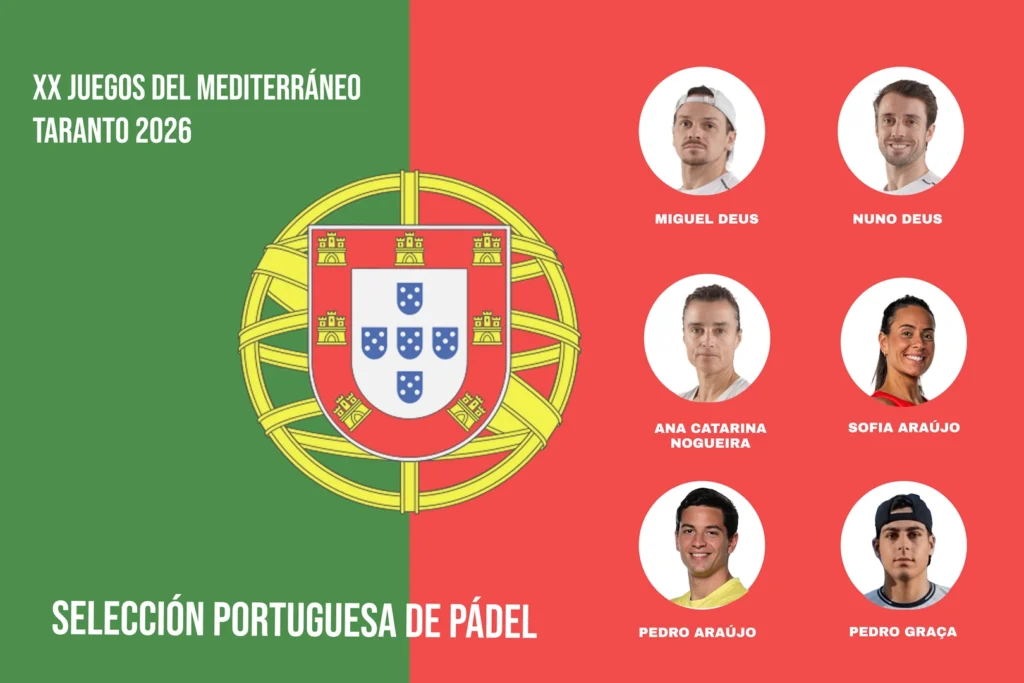 Selecao portuguesa de padel Jogos do Mediterraneo