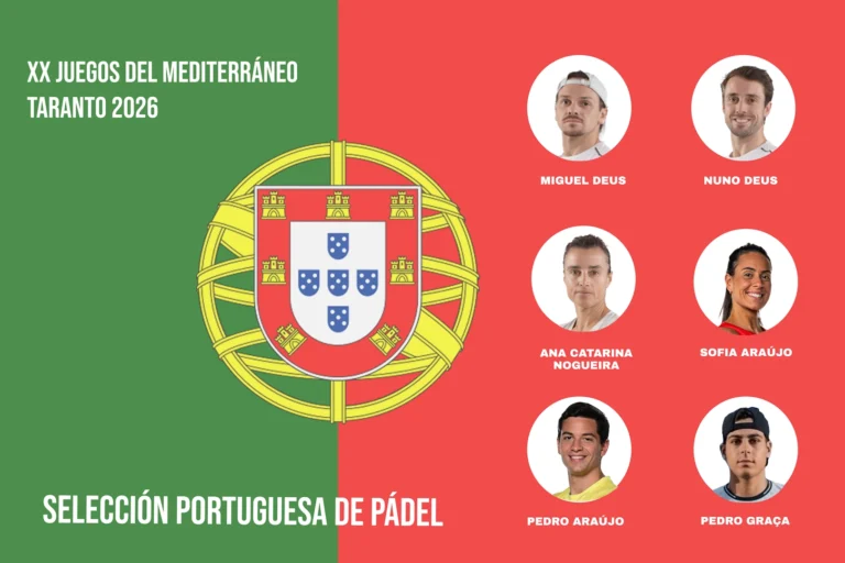 Selecao portuguesa de padel Jogos do Mediterraneo