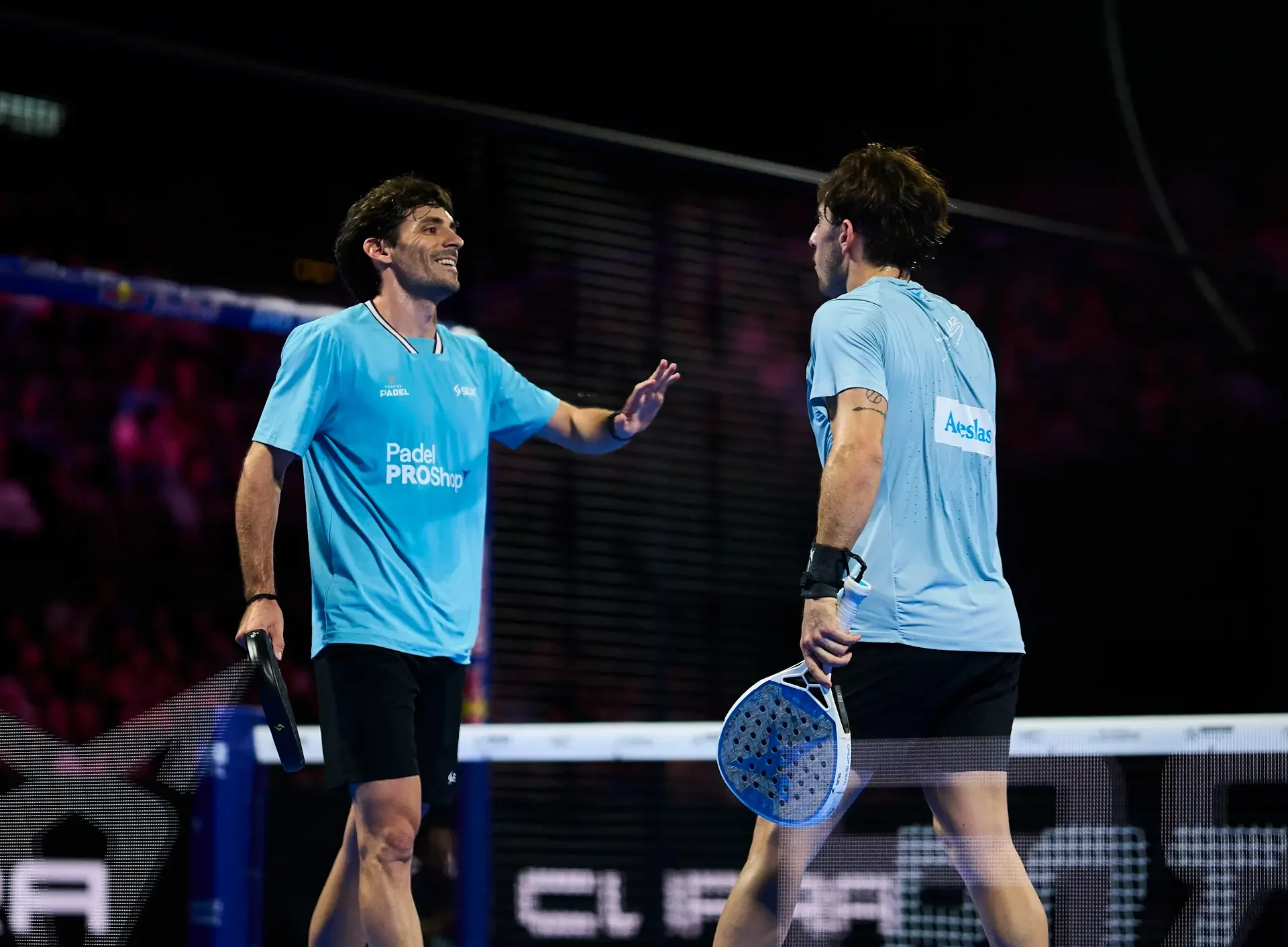 Stupa and Sanz after securing their place in the final of the Rotterdam P2 2026