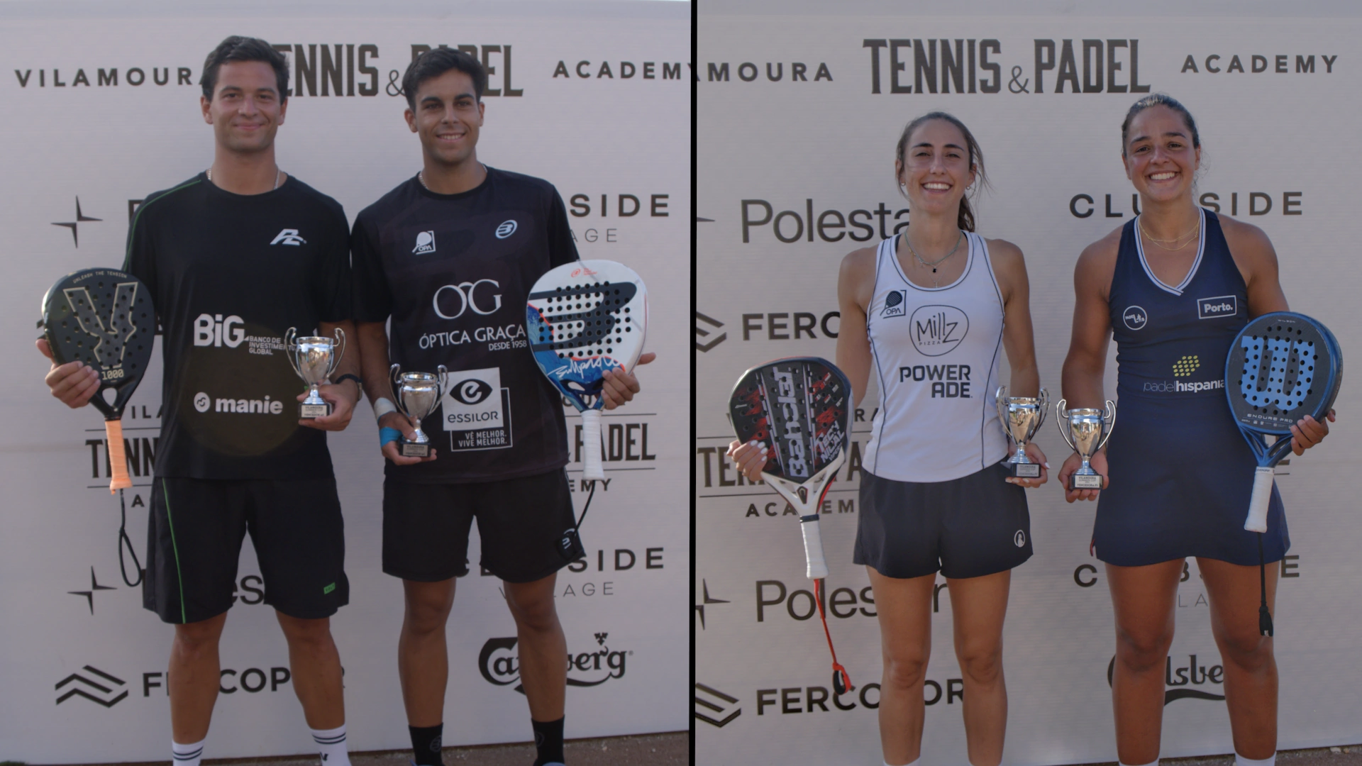 Campeões de M1 e F1 na Vilamoura Summer Cup 2026